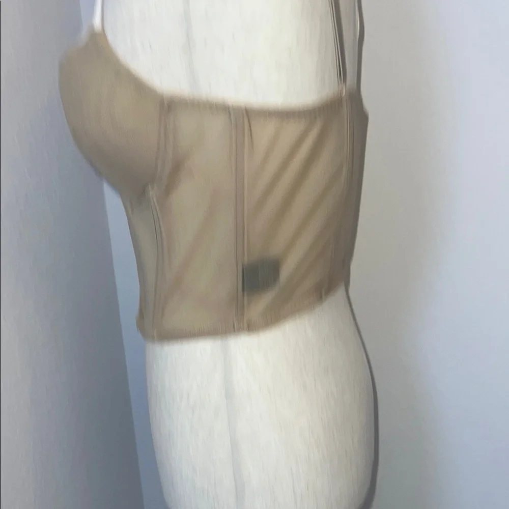 Say What? Tan Structured Bra Intimates       Size‎ Large - Picture 4 of 9